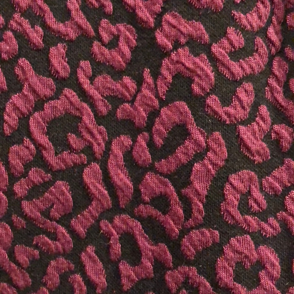 black and red leopard dress